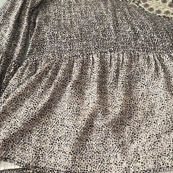 For Love & Lemons Leopard Print Sheer Silk Dress💜🖤💜 - Picture 6 of 9